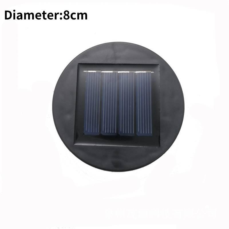Licht Solar Ersatzoberteil Lithiumbatterie Außenhofzubehör Beleuchtung