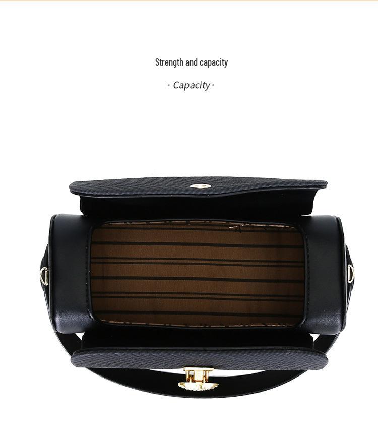 2025 Women's High-End Solid Color Handbag: Fashionable, Versatile Shoulder & Crossbody Bag