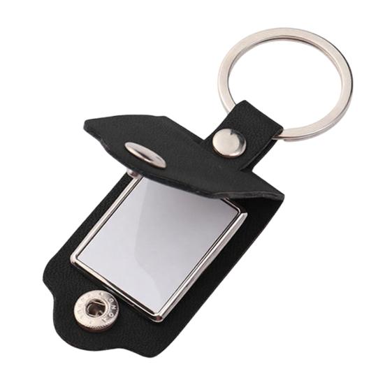 Keychain Pendant, Flip-Up Photo Frame Student Schoolbag Charm, Metal Buckle Scratch-Resistant Bag Car Key Accessory