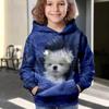Kinderkleidung Mädchen Hoodies Langarm 3D Cartoon Print Kinder Frühling Herbst Kleidung Oberteile Outdoor Freizeit Polyester Mädchen Kleidung