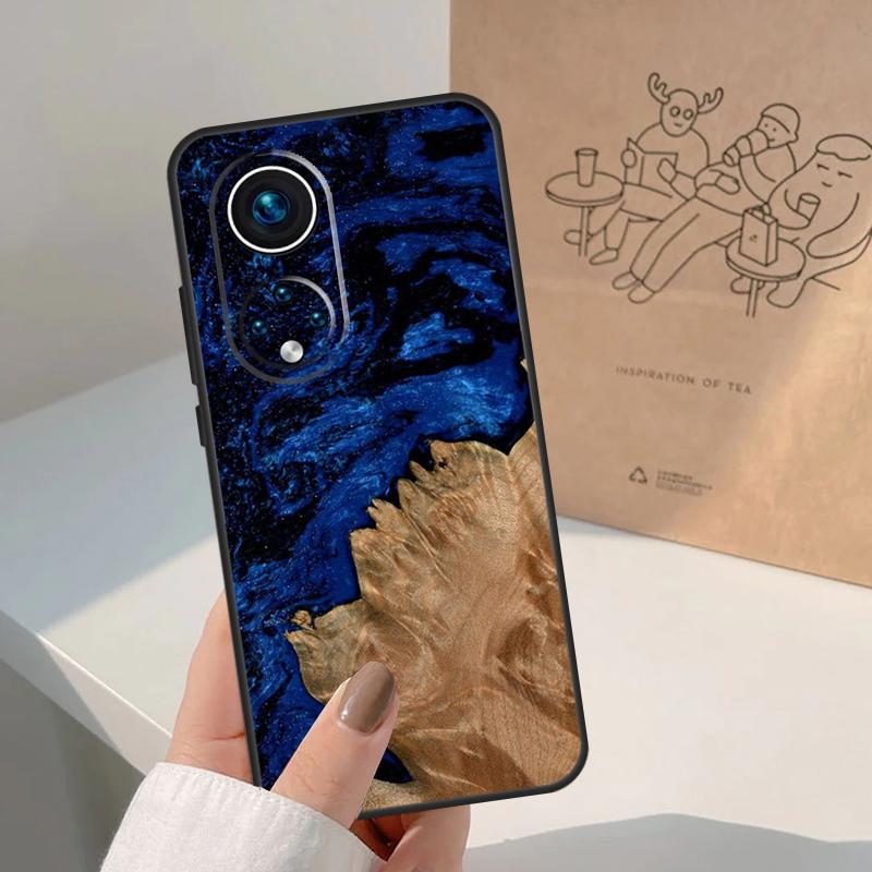 

Hybrid Wood Resin For Honor Magic 8 Pro 7 6 5 Lite Case For Honor Win RT 200 400 50 70 90 X8b X9a X9b X9c X9d Honor 70