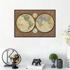 Vintage The World Map Posters and Prints Wall Art Pictures Painting for Office,Home Decoration