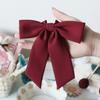 Cute pink big bow tie soft giant feather root soft girl bow female bevel package material