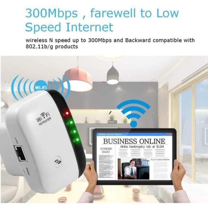 Wireless Repeater WiFi Range Extender Wi-FI 300 Mbps Amplifier 2.4 GHz WiFiblast WiFi Boosters[493]