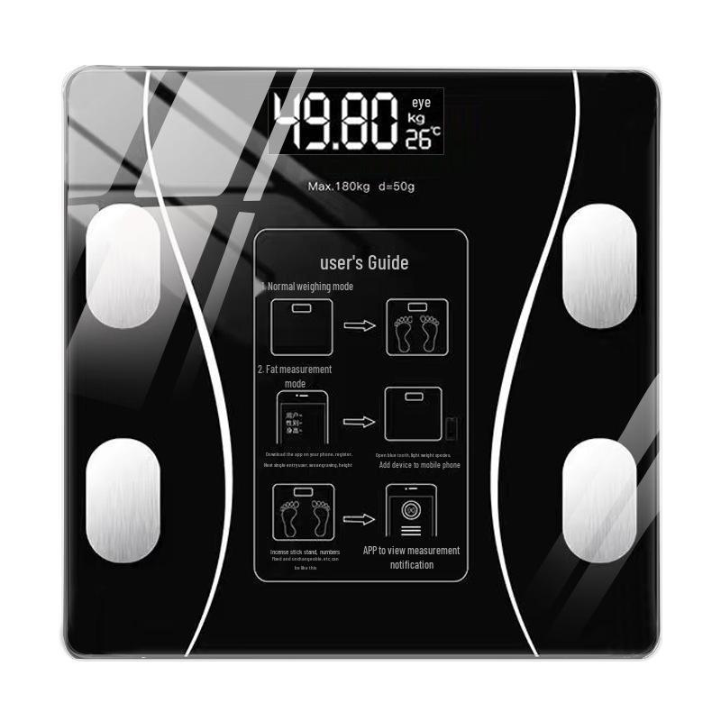 Smart Bluetooth Body Fat & Weight Scale for Health and Fitness