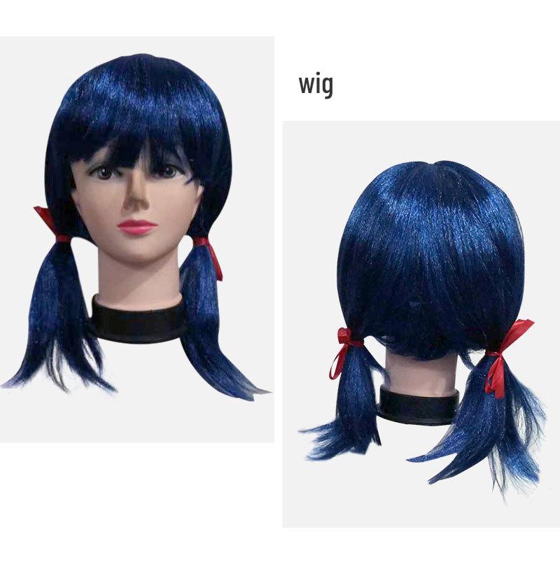 Tutina Cosplay Anime Gatto Nero Volante per Bambini per Esibizione Scenica