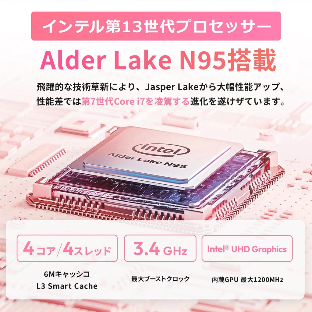 Latest FHD Laptop with IPS 14th Generation Intel Windows 11 Office Japanese Numeric miniHDMI 16GB [2026 Model] 15.6-inch (1920x1080) Display, N95,