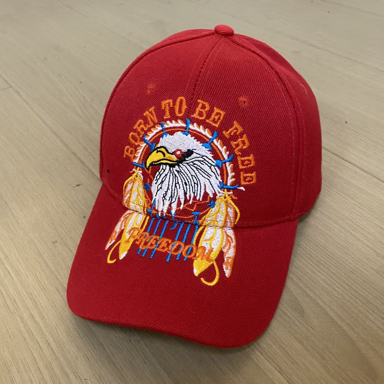Men S Baseball Cap Cap Embroidery Shark Spring Summer Sun Hat Women красный
