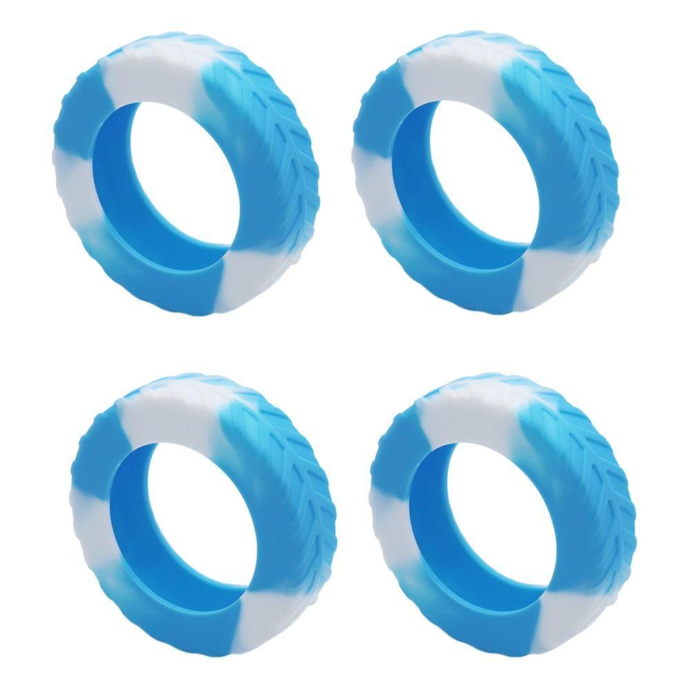 4Pc Luggage Wheels Protector Silicone Luggage Accessories Wheels Cover for Most Luggage Reduce Noise For Travel Luggage Suitcase