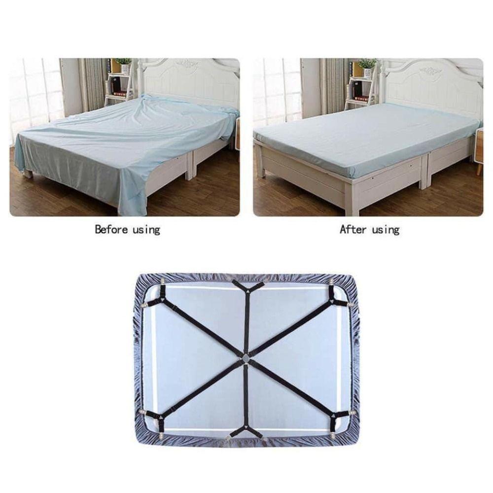 12 Clips Bed Sheet Holder Non-Slip Fixing Strap Grippers Durable Mattress Buckle  Blankets