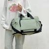 Large Capacity Wet Dry Separation Sports Bag, Portable Hand Crossbody Storage Tote For Short Trip Swimming Fitness Travel Luggage Organizer