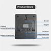 Digital Thermometer for Oven Smoker Kitchen Cooking Grilling Meat BBQ Thermometer with Two Probes