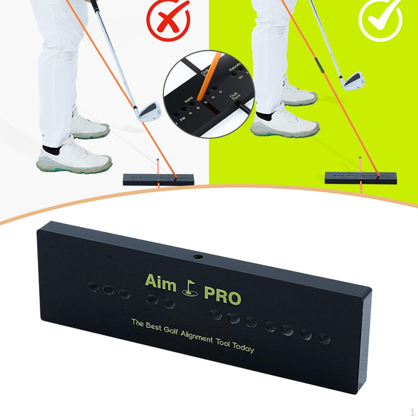 Golf Putting Alignment Training Aid Portable for Proper Clubface and Target