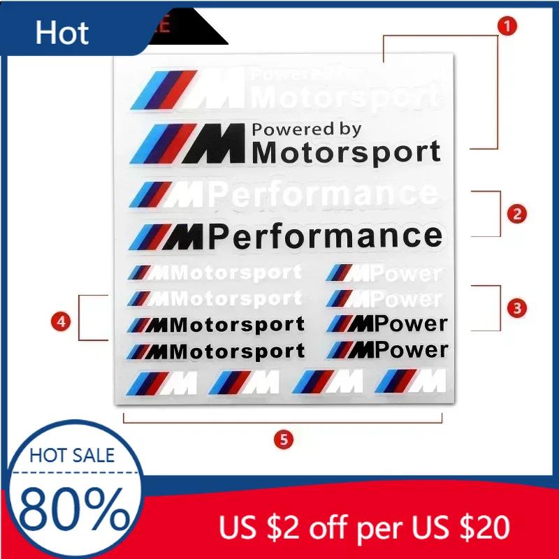 New Hots E60 E60 E93 E60 Hot Car For BMW 1PCS Car M Performance Power Motorstport sticker For bmw M Sticker X1 X3 X4 X5 X6 X7 e