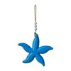Romantic Nautical Decor Hanging Background Wall Decoration Wooden Starfish Pendants  Living Room
