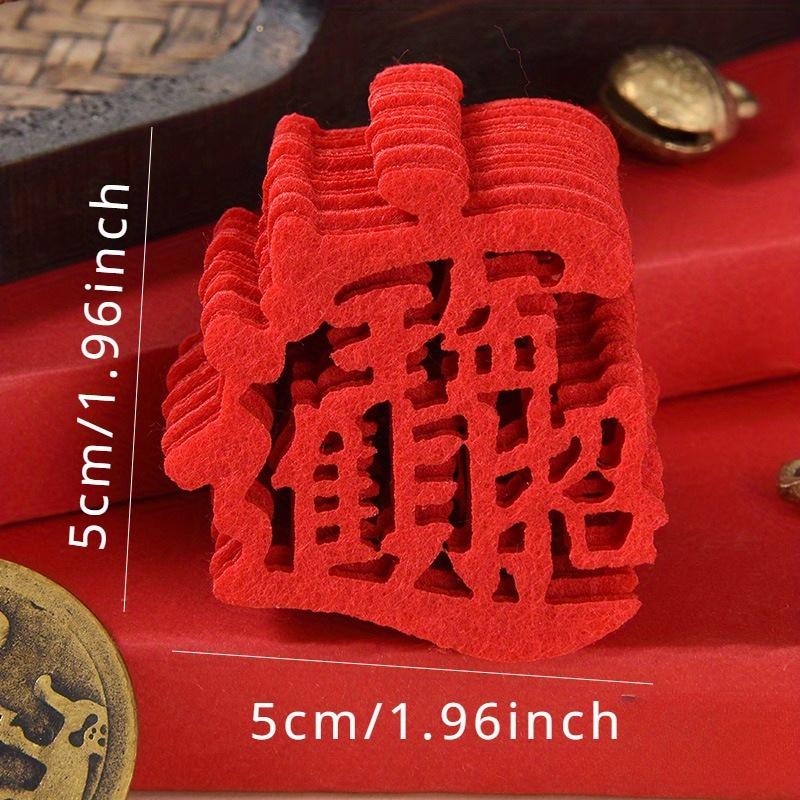 

20pcs Decorate with the Joy of Best Wishes, Chinese New Year Decorations, Stickers, and Housewarming Ceremony Supplies