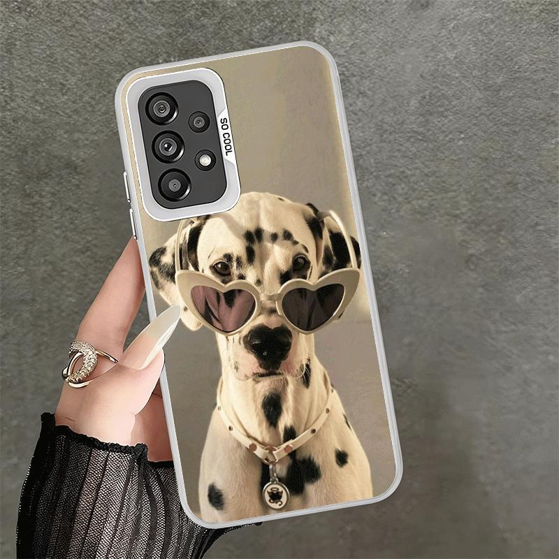 Dalmatian Cute Dog Shockproof Phone Case for Samsung A17 A16 A15 A14 A37 A57 A36 A56 A26 A35 A55 A25 A34 A54 A24 A13 A23 A33 A53