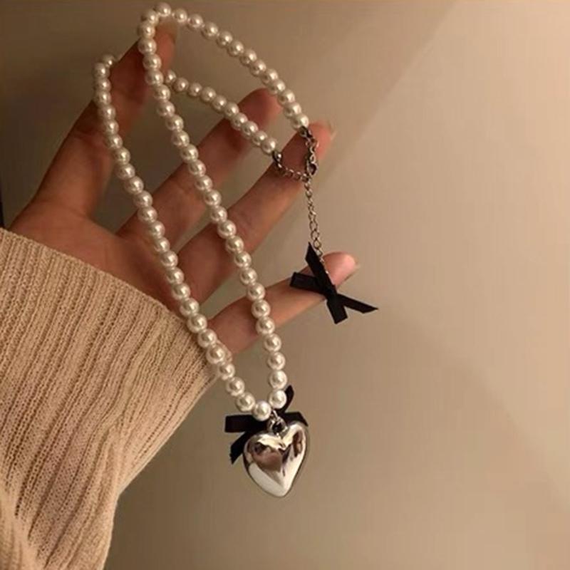 Pendant Necklace Trendy Neck Jewelry Double Layer Necklace for Any Occasions