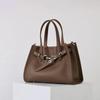2026 Top Grade Women's Genuine Leather Bag High Quality Casual Versatile Handbags Female Shoulder Bags Commute Totes Coffee
