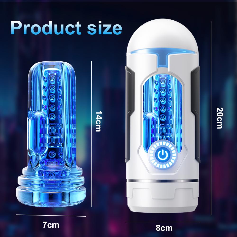 Male Masturbation Cup App Control Penis Machine Soft Pussy Vagina Silicone Real Vaginal Glans Trainner Toys For Men Adult