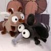 Summer Mosquito Plush Toys 13/20/30cm Cute Stuffed Bugs with Angry Face Fluffy Dolls for Room Decor Children's Birthday Gifts
