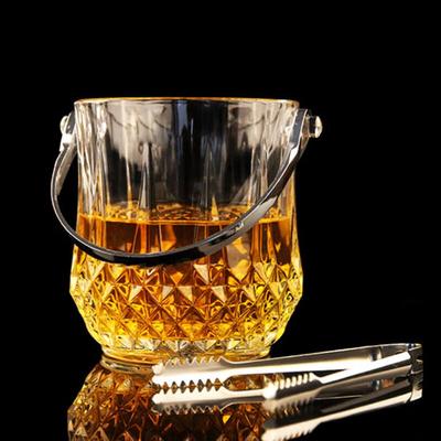 Crystal Glass Ice Bucket