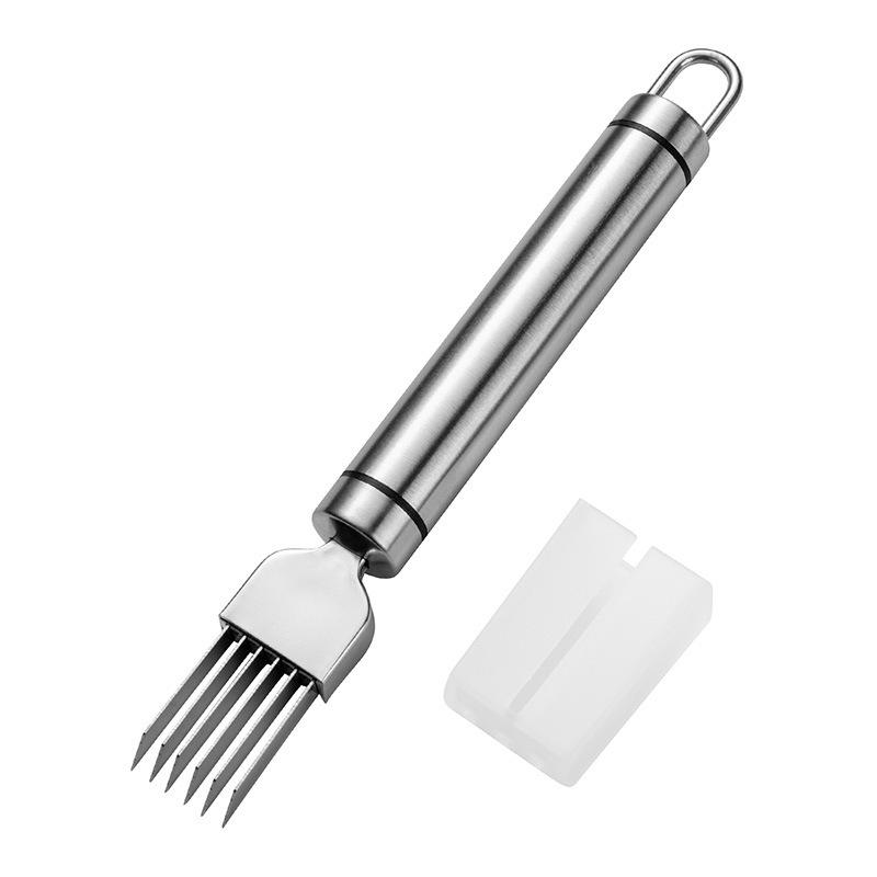 304 Stainless Steel Onion Slicer: Creative Kitchen Gadget for Chopping and Slicing Scallions