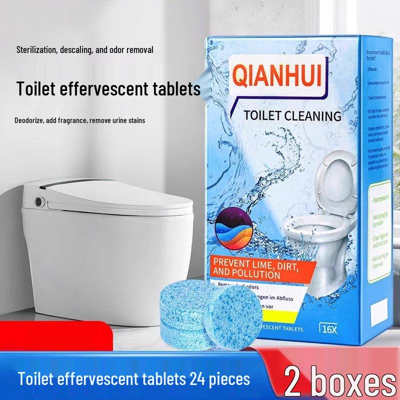 Engångstoalettrensare: Brustabletter för Deodorisering & Luktborttagning för Fläckborttagning & Avkalkning
