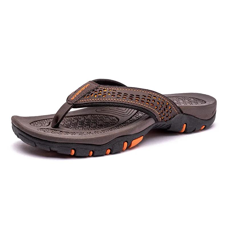 Fashion Men Flip Flops Beach Sandals Summer Man Shoes Flat Non Slip Fashion Designer Slippers Rubber Casual Shoe Zapatos 2025