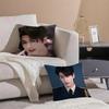 Handsome Versatile Chinese Actor ZZhangLingHe Cushion Cover Throw Pillow Cover Hidden Button Durable Polyester Chair Cushion