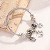 1PC Women's Fashion Multi Element Beaded Ship Anchor Owl Lock Bracelet Date Travel Banquet Party Festival Dress Up Gift
