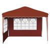 Pop Up Party Tent 288 X 288 X 245 Cm Terracotta Oxford Fabric