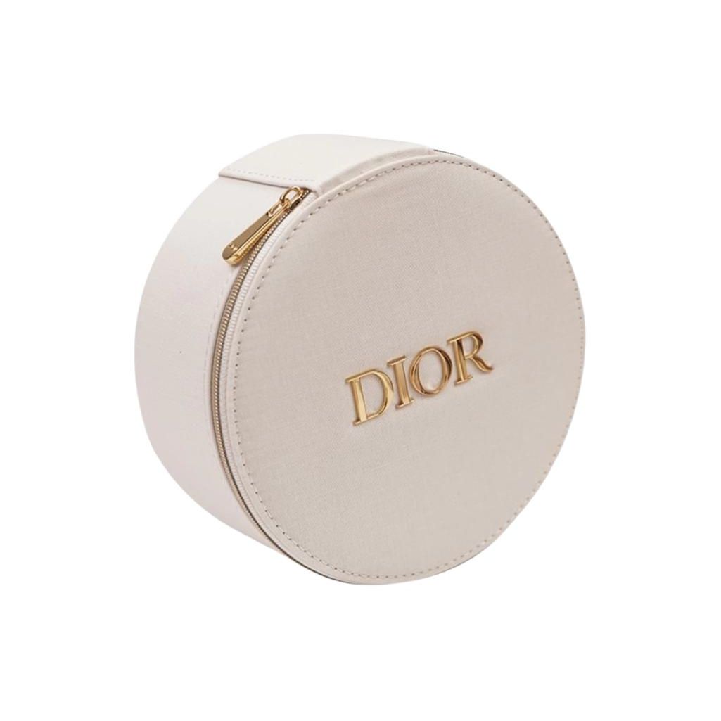 

Dior Round Makeup Bag Men Accessories 763396249207 White
