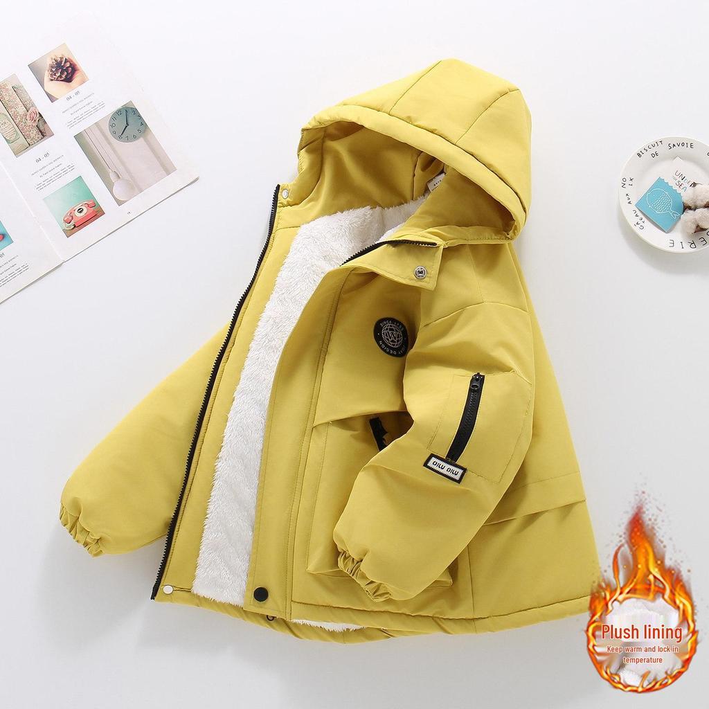 2026 Gevoerde Fleece Jas voor Jongens voor Herfst/Winter - Middel/Grote Maten, Dikke Warme Parka voor Bergbeklimmen