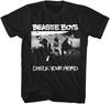 Beastie Boys T Shirt for Men & Women Check Your Head Black Graphic Crew Neck, Short Sleeve Tee - Vintage Style Band Tshirts