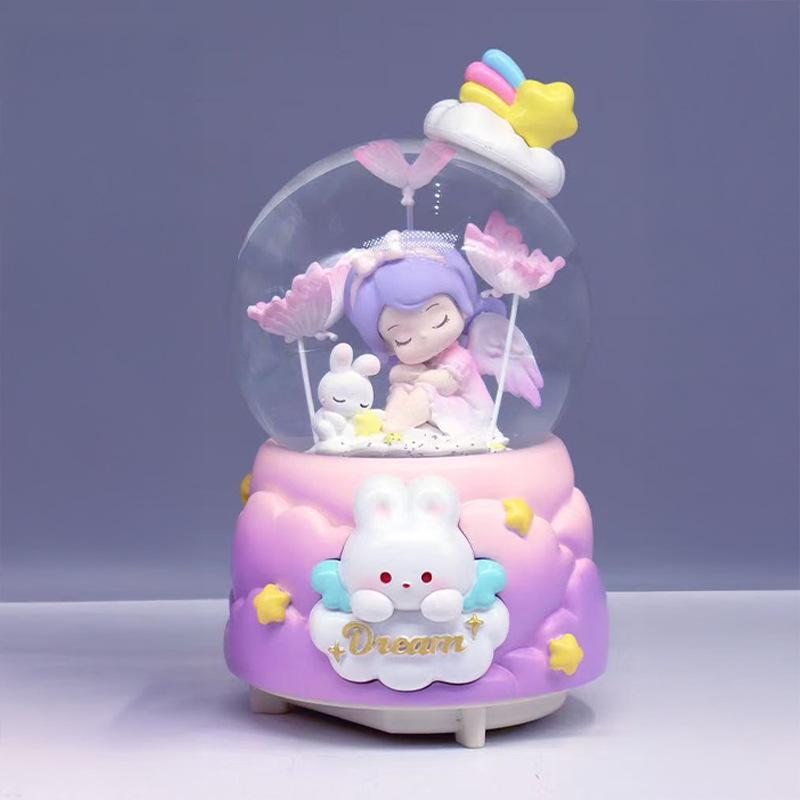 Astronaut Crystal Ball Music Box Ornament - Student Snow Globe Birthday Gift