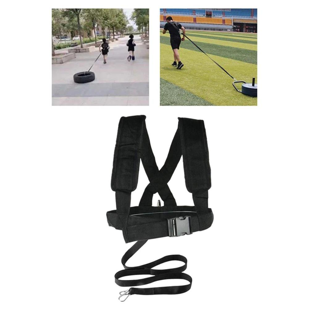 Load Carrier Fitness Equipment Shoulder Harness Weight Training Workout Strap  Pull Sled