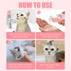 Natural Gentle Cat Shampoo Bubble Tea Scent Deep Cleansing Long Lasting Fragrance Soft Shiny Coat for All Cat Breeds Daily Care