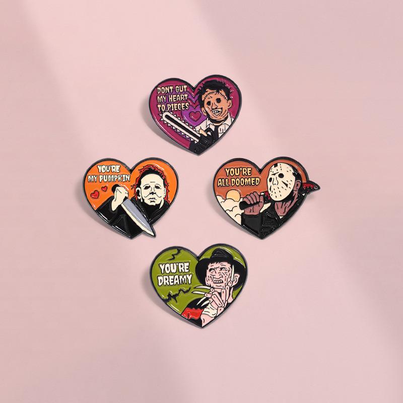 Cartoon Character Colorful Brooch Crafted From Durable Alloy Perfect For Winter Fashion 2024