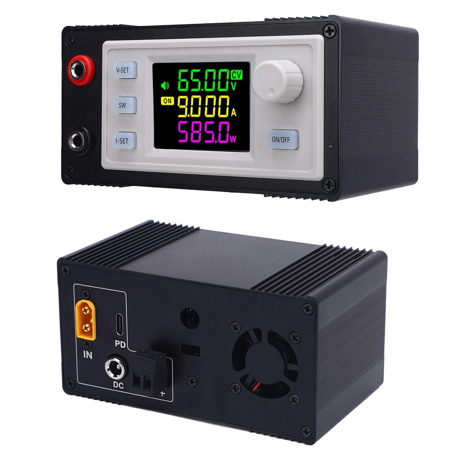 

Регулируемый регулятор напряжения Вход DC1272V Выход DC065V 09A 585W Цветной ЖК-дисплей Постоянный