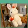 Mushroom Plush Bunny Rabbit Doll White Stuffed Animal Birthday Gift Decoration