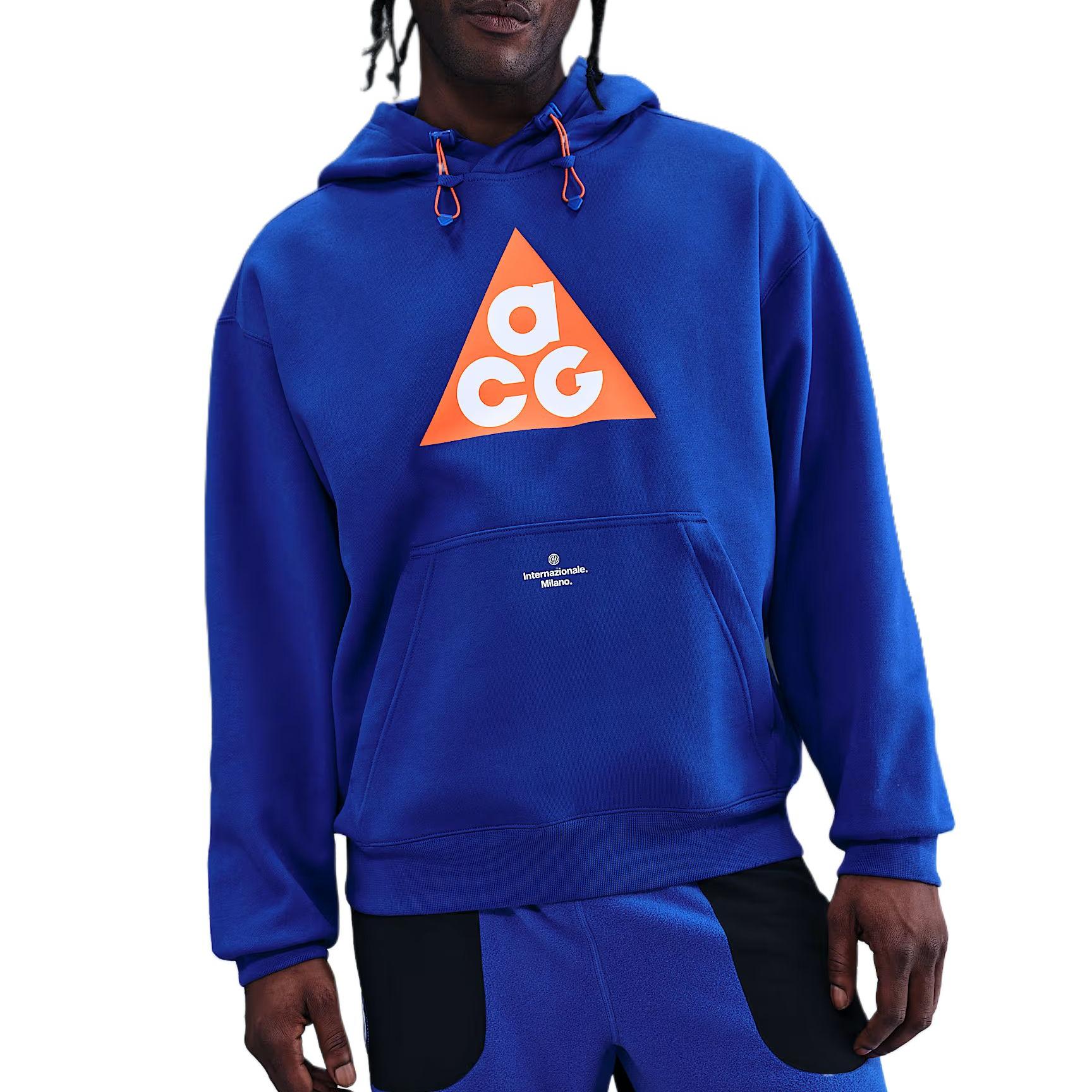 Nike × Inter Milan ACG Series SE Therma-FIT Fleece Pullover Hoodie Men hoodies IB3125-413 XL