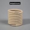 1 Pair Hemp Rope Shoelaces Color Matching Casual Shoes Sports Shoes Canvas Shoes Round Shoelace