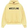 Essentials Heavy Fleece Vintage Shrunken Hoodie Amber Men Tops Yellow 192BT246213F
