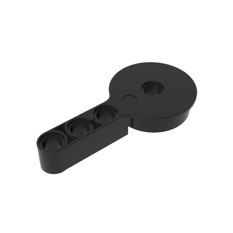 MOC 44225 Small Particle Building Blocks: 50g Chinese Basic Accessory Rotating Hinge with Female Hole Arm Standard