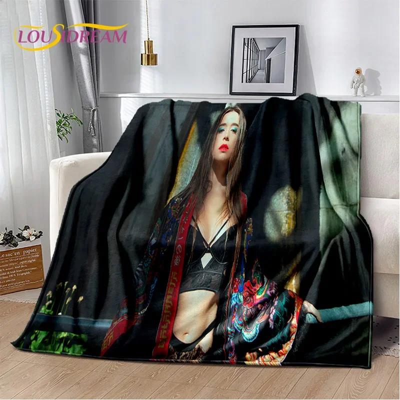 

Lola Indigo Spanish Singer Dancer Soft Flannel Blanket for Bed Bedroom Sofa Picnic,Throw Blanket for Cover Outdoors Leisure Gift 75x90cm