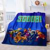 Halloween fantasy comedy adventure cartoon movie Scooby-Doo blanket soft home furnishing nap decoration four seasons warm Sherpa blanket U13