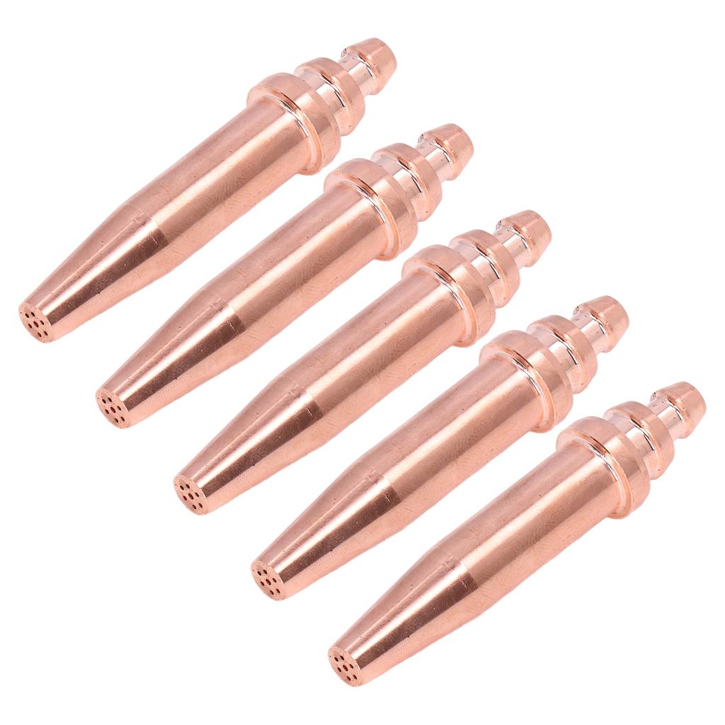 5Pcs Acetylene Cutting Tips Nozzle Torch Consumable Accessories for Integrated Machine 2# G02?2