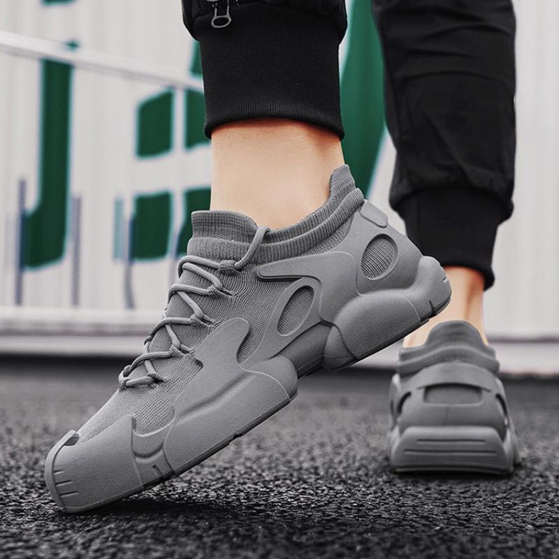 Fashion Minimalist Black Men's Casual Sneakers Outdoor Designer On Clearance Original Fashion Spring and Autumn Sale Male Sports Shoes
