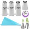 Stainless Steel Russian Piping Tips DIY Piping Tips Set Cupcake Decorating Kit Icing Piping Nozzle for Cookie Cupcake